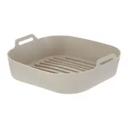 FÔRMA PARA FRITADEIRA 18 CM X 18 CM EASY FRY - BEGE - Foto 2
