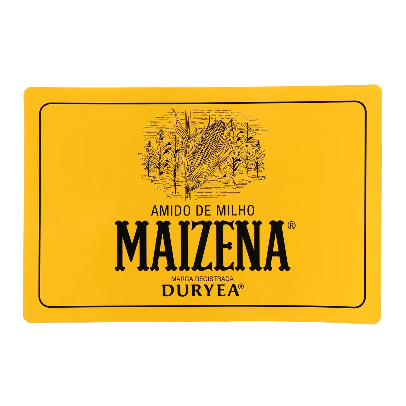 LUGAR AMERICANO 44 CM X 29 CM MAIZENA - AMARELO/PRETO - Foto 1