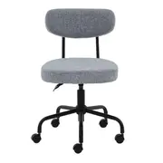 CADEIRA HOME OFFICE MIER - PRETO/CINZA - Foto 3