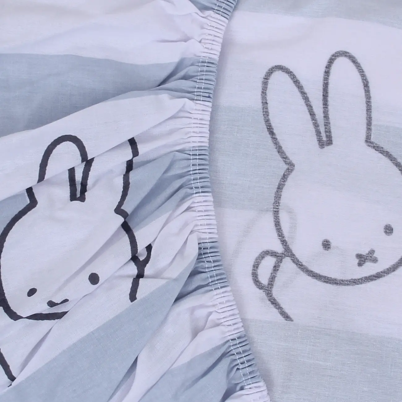 LENÇOL COM ELÁSTICO PARA BERÇO 1,30 M X 70 CM X 18 CM MIFFY LIST - FLANDRES/MULTICOR - Foto 3