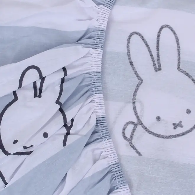 LENÇOL COM ELÁSTICO PARA BERÇO 1,30 M X 70 CM X 18 CM MIFFY LIST - FLANDRES/MULTICOR - Foto 3