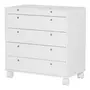 ESTRUTURA DE CÔMODA 5 GAVETAS 80 CM X 45 CM NAMI I - BRANCO - Foto 2