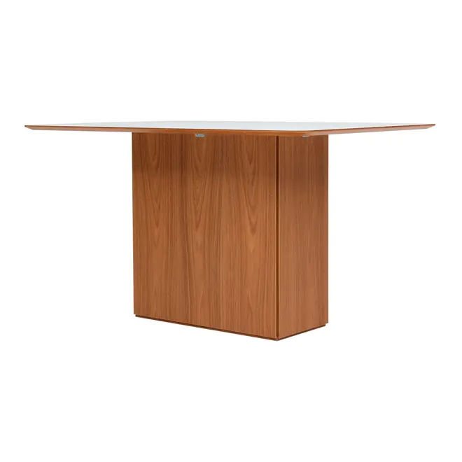 MESA DE JANTAR 1,30 M X 90 CM ECKE - FREIJÓ/BRANCO - Foto 4