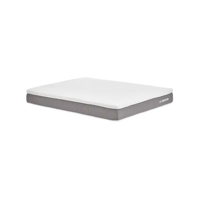 COLCHÃO CASAL MACIO COM MOLAS ENSACADAS 1,38 M X 1,88 M X 25 CM TATOU GULDI - CINZA/BRANCO - Foto 2