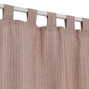CORTINA 2 PEÇAS 1,30 M X 2,30 M ATRANI - TERRACOTA/NATURAL - Foto 2