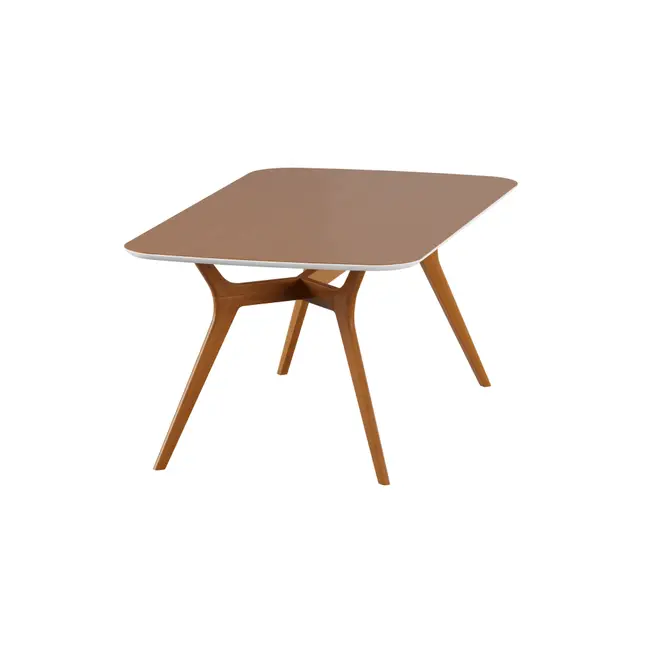 MESA DE JANTAR 1,80 M X 1 M ORGANIC - FREIJÓ/BRANCO - Foto 10