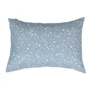 FRONHA 50 CM X 70 CM DELICADÊ CADÊ CONDÃO - BLEU CENDRÉ/OFF WHITE - Foto 1