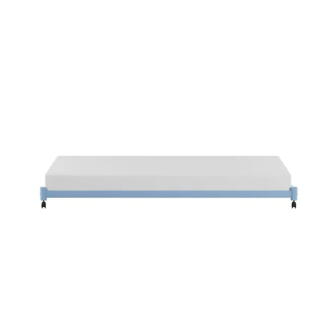 CAMA DE SOLTEIRO INFERIOR 78 CM FLAT - AZUL CLARO - Foto 23