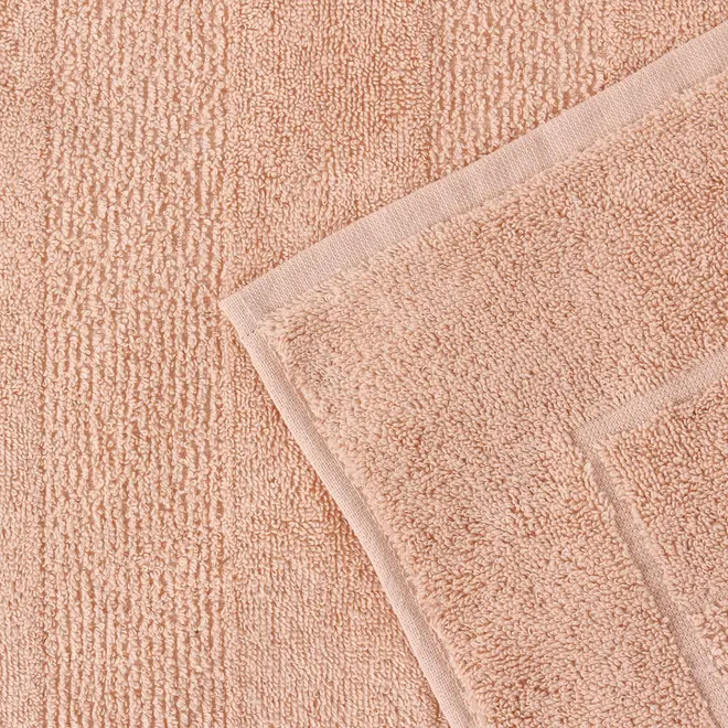 TOALHA DE PISO 70 CM X 48 CM DOUX AU TOUCHER - VIN ROSE - Foto 5