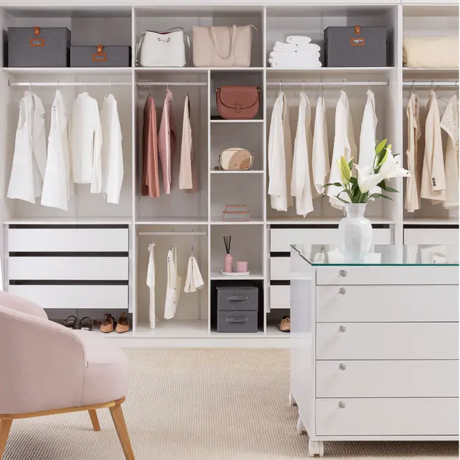 ESTRUTURA DE GUARDA-ROUPA DE CASAL 3 PORTAS FRIZ - BRANCO - Foto 7