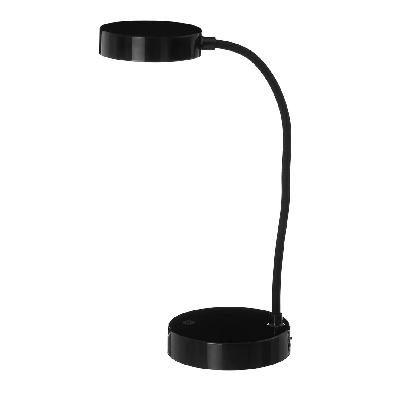 LUMINÁRIA DE MESA LED RECARREGÁVEL PUCK - PRETO - Foto 2