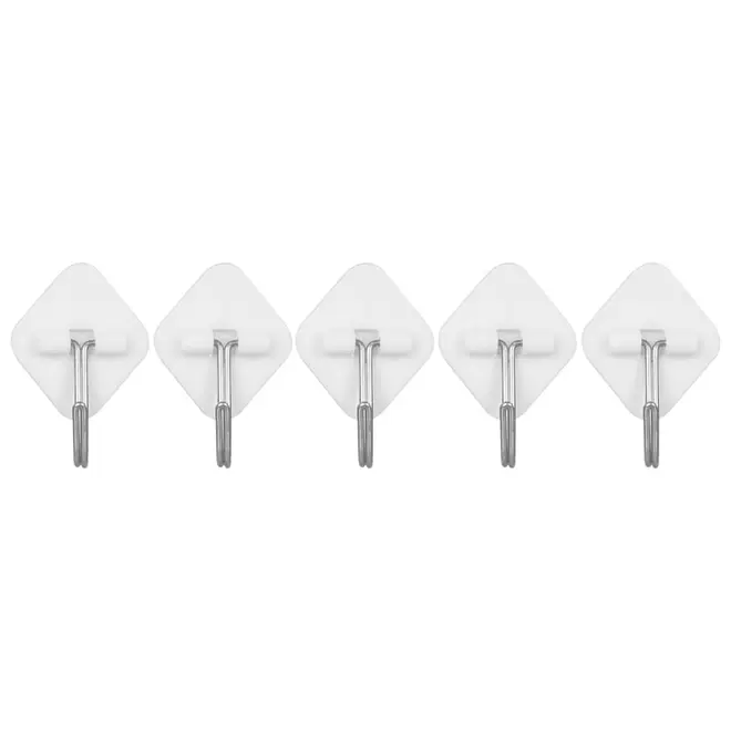GANCHO PARA UTENSÍLIOS COM 5 VIVA UTILE - BRANCO/ZINCO - Foto 2
