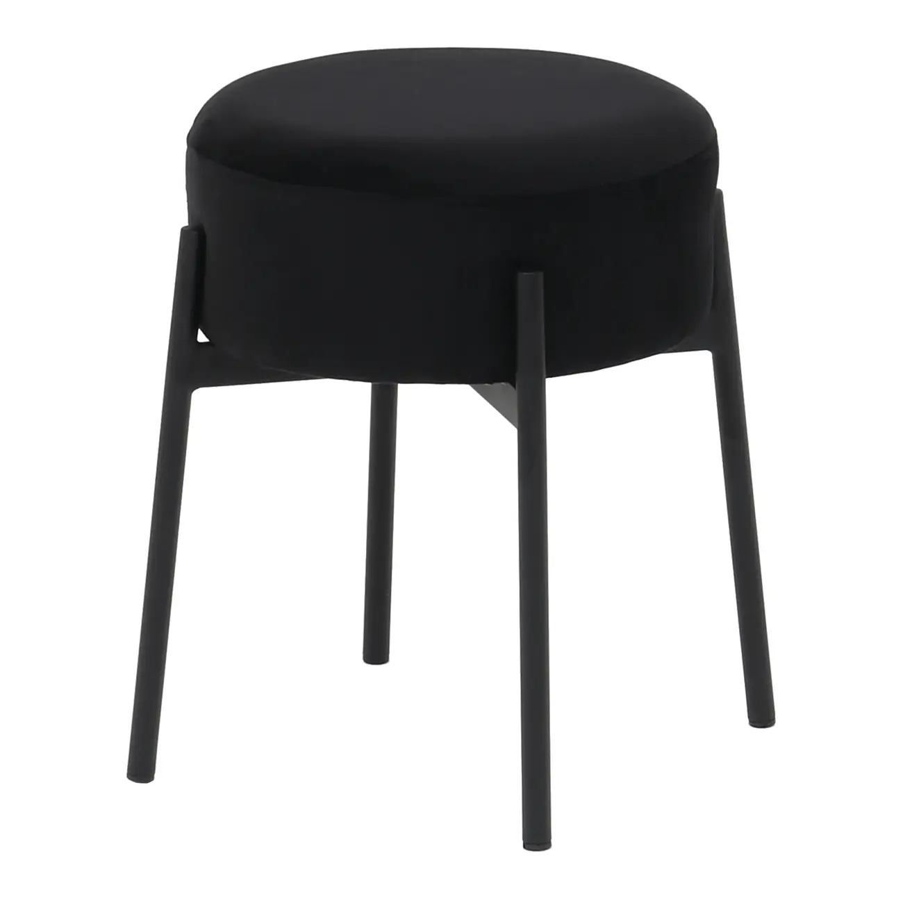BANQUINHO DAISY - PRETO/PRETO - Foto 1