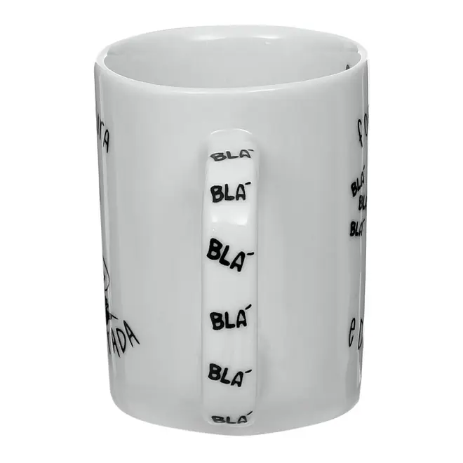 CANECA 160 ML FOFOQUEIRA - BRANCO/PRETO - Foto 6