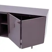 BUFFET 4 PORTAS 2 M X 45 CM THE FOLD - RUBY MOCHA - Foto 11