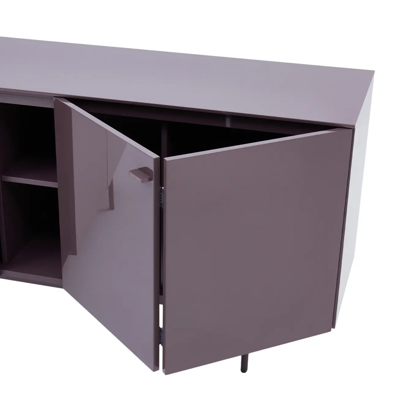 BUFFET 4 PORTAS 2 M X 45 CM THE FOLD - RUBY MOCHA - Foto 11