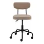 CADEIRA HOME OFFICE MIER - PRETO/BEGE - Foto 2