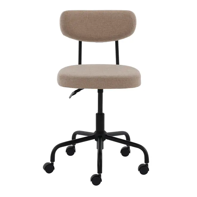 CADEIRA HOME OFFICE MIER - PRETO/BEGE - Foto 2