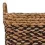 CESTO 25 CM X 40 CM X 33 CM AGUAPÉ - FIBRA NATURAL/PRETO - Foto 7