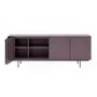 BUFFET 4 PORTAS 2 M X 45 CM THE FOLD - RUBY MOCHA - Foto 3
