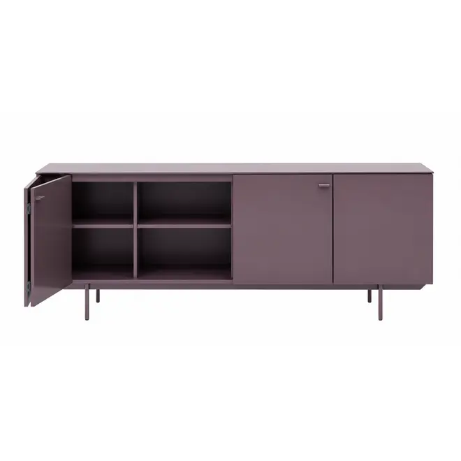 BUFFET 4 PORTAS 2 M X 45 CM THE FOLD - RUBY MOCHA - Foto 3