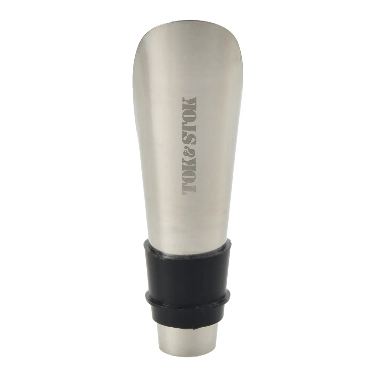 TAMPA BICO GARRAFA PIPE - INOX/PRETO - Foto 4