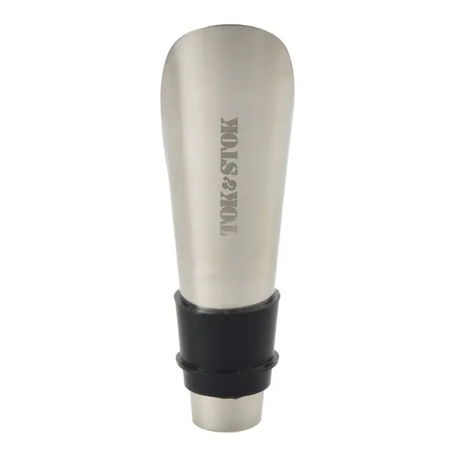 TAMPA BICO GARRAFA PIPE - INOX/PRETO - Foto 4