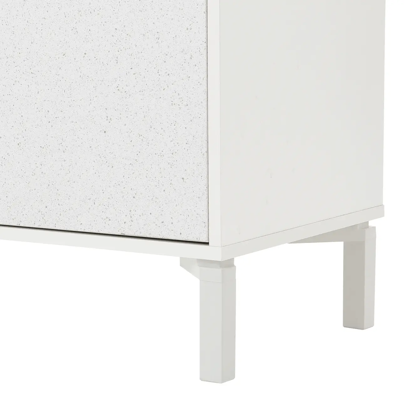 ARMÁRIO PARA ESCRITÓRIO BAIXO 2 PORTAS SLEEK - BRANCO/GRANILITE - Foto 13