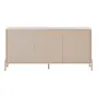 BUFFET 3 PORTAS 1,65 M X 40 CM RIBS - AREIA/AREIA - Foto 9