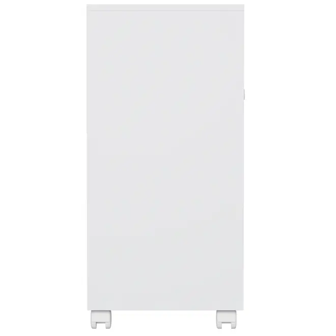 ARMÁRIO PARA LAVANDERIA BAIXO 2 PORTAS COM RODÍZIOS ALL WEEK - BRANCO - Foto 3