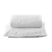 JOGO LENÇOL COM ELÁSTICO PARA MINIBERÇO 47 CM X 78 CM X 7 CM COM 2 PEÇAS VON CONCEPT - BRANCO - Foto 1