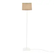 LUMINÁRIA DE CHÃO ALINE C/CÚPULA K - BRANCO PROVENCE/JUTA - Foto 1