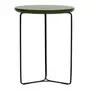 MESA LATERAL REDONDA 40 CM TRIQUET - PRETO/MUSGO - Foto 3