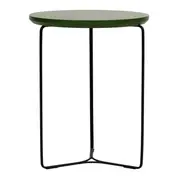 MESA LATERAL REDONDA 40 CM TRIQUET - PRETO/MUSGO - Foto 3