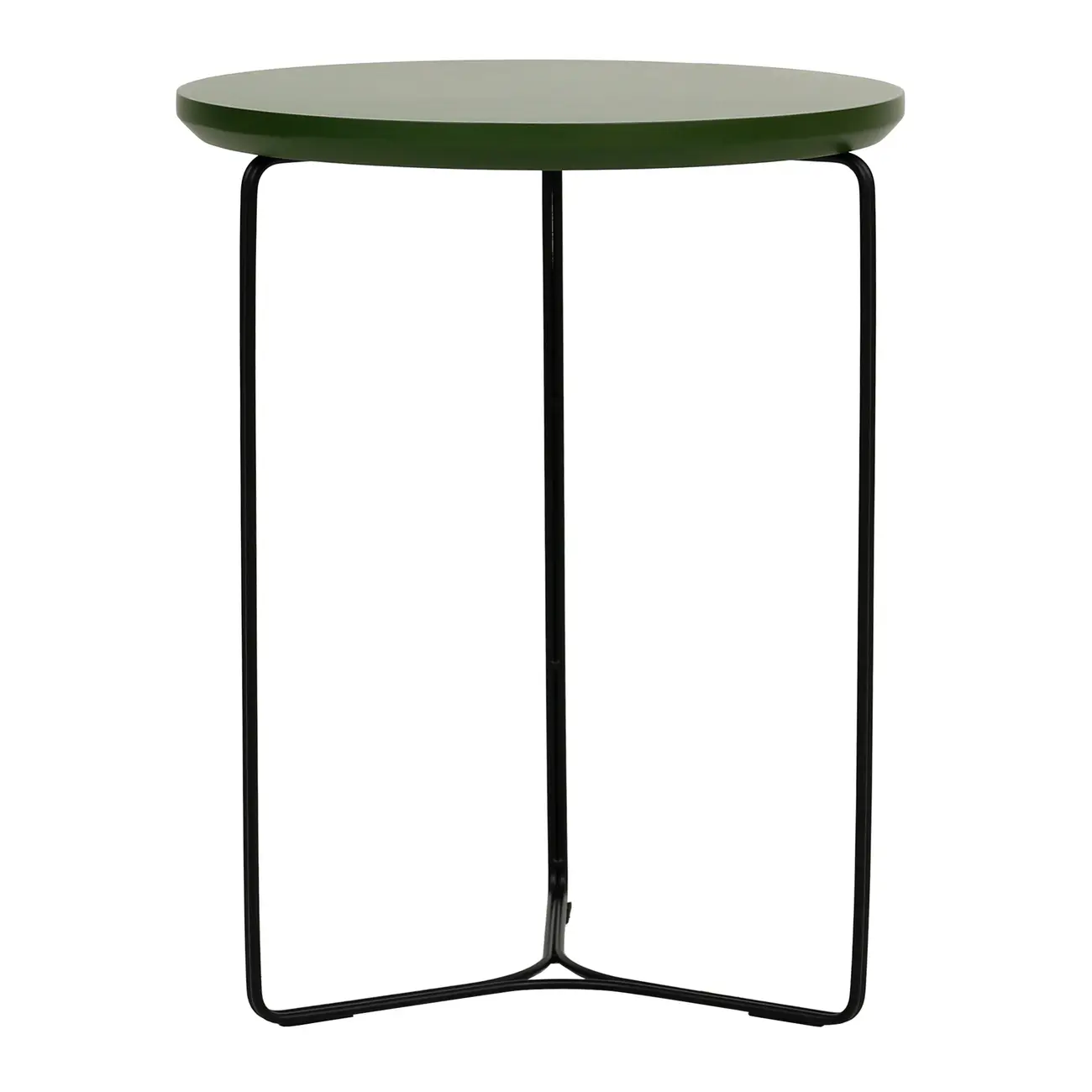 MESA LATERAL REDONDA 40 CM TRIQUET - PRETO/MUSGO - Foto 3