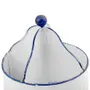 PORTA-TALHERES MESA ZAZA CANELADA - BRANCO/AZUL - Foto 2
