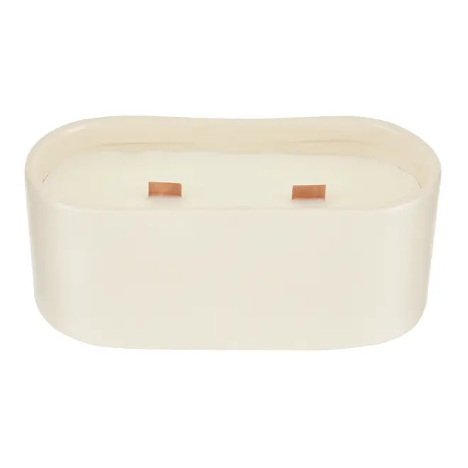 VELA POTE ILUMINAR 7 CM - AREIA/AREIA - Foto 2