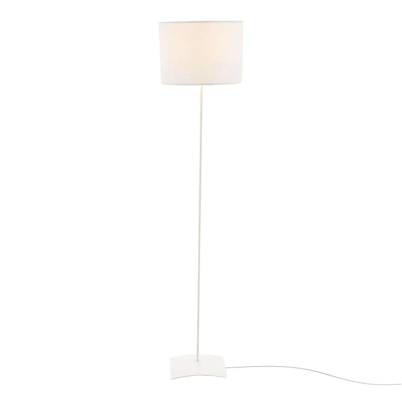 LUMINÁRIA DE CHÃO ALINE C/CÚPULA H - BRANCO PROVENCE/BRANCO - Foto 2