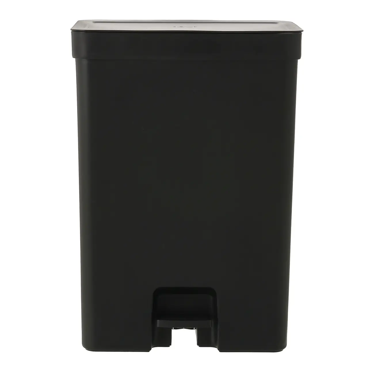LIXEIRA DUPLA COM PEDAL 30 L TRIUM - PRETO/CINZA - Foto 1