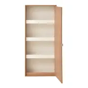 SAPATEIRA PARA PAREDE 1 PORTA DIREITA SLIMWOOD - OAK TAMMI/BRANCO - Foto 4