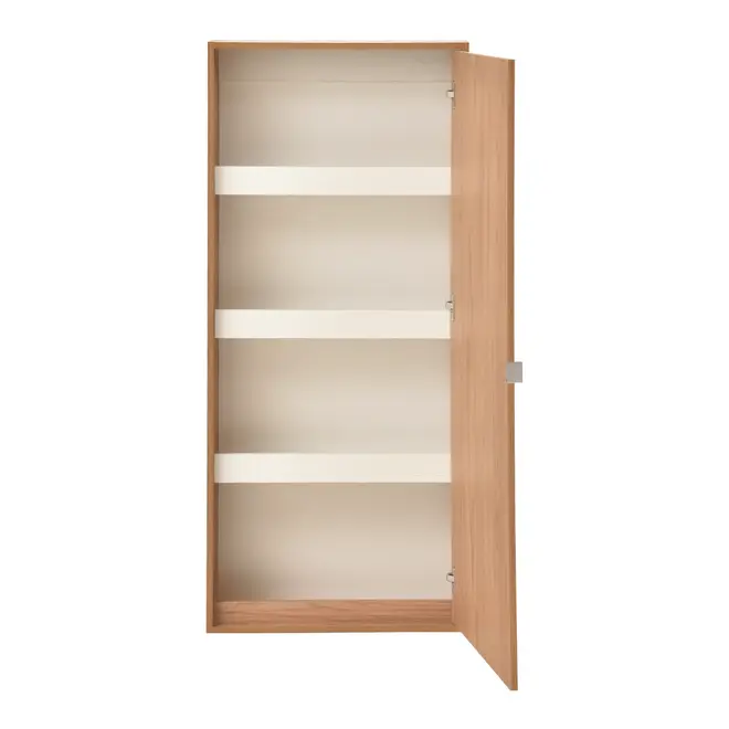 SAPATEIRA PARA PAREDE 1 PORTA DIREITA SLIMWOOD - OAK TAMMI/BRANCO - Foto 4