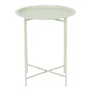 MESA LATERAL REDONDA 41 CM PLATTER - SÁLVIA - Foto 1