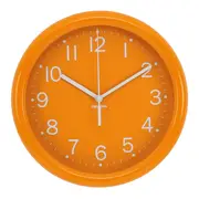 RELÓGIO DE PAREDE HOURS 23 CM - SORBET DE MANGA/BRANCO - Foto 1