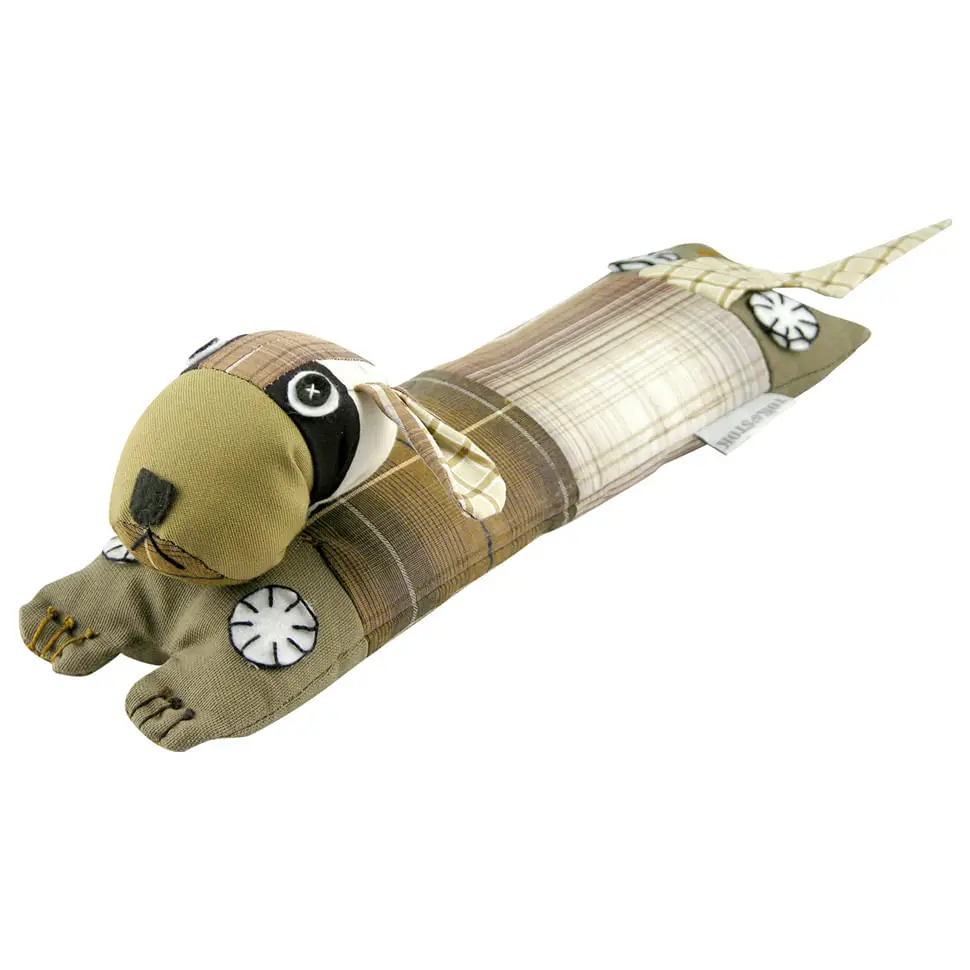 PESO PARA PORTA 32 CM X 8 CM RETALHINHO CÃO - VARIADO - Foto 1