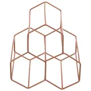 PORTA-GARRAFAS PARA 3 STRUCTURE HEX - COBRE - Foto 2