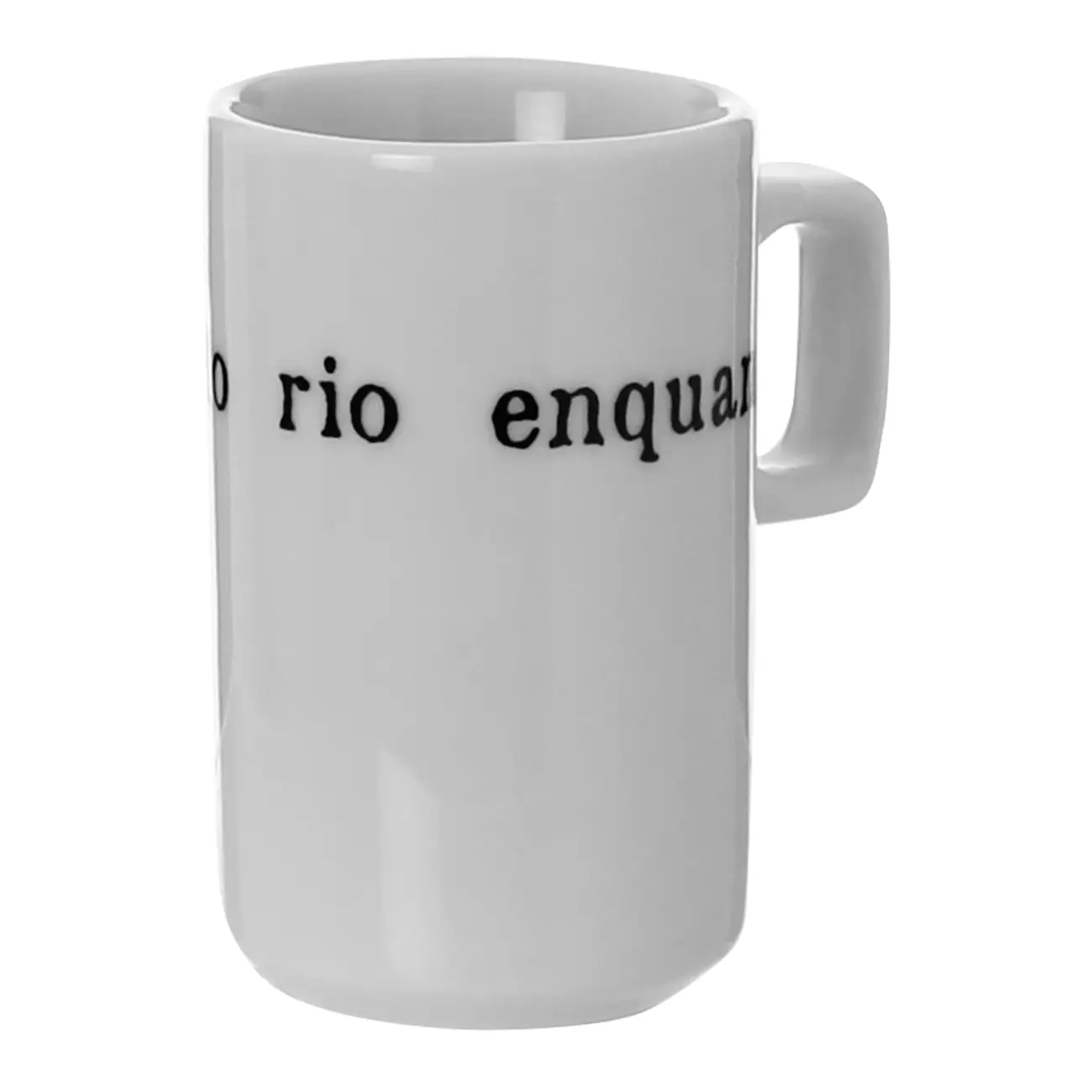 CANECA COM PIRES PARA PETIT FOUR 100 ML TUDO OU TUDO - BRANCO/PRETO - Foto 11