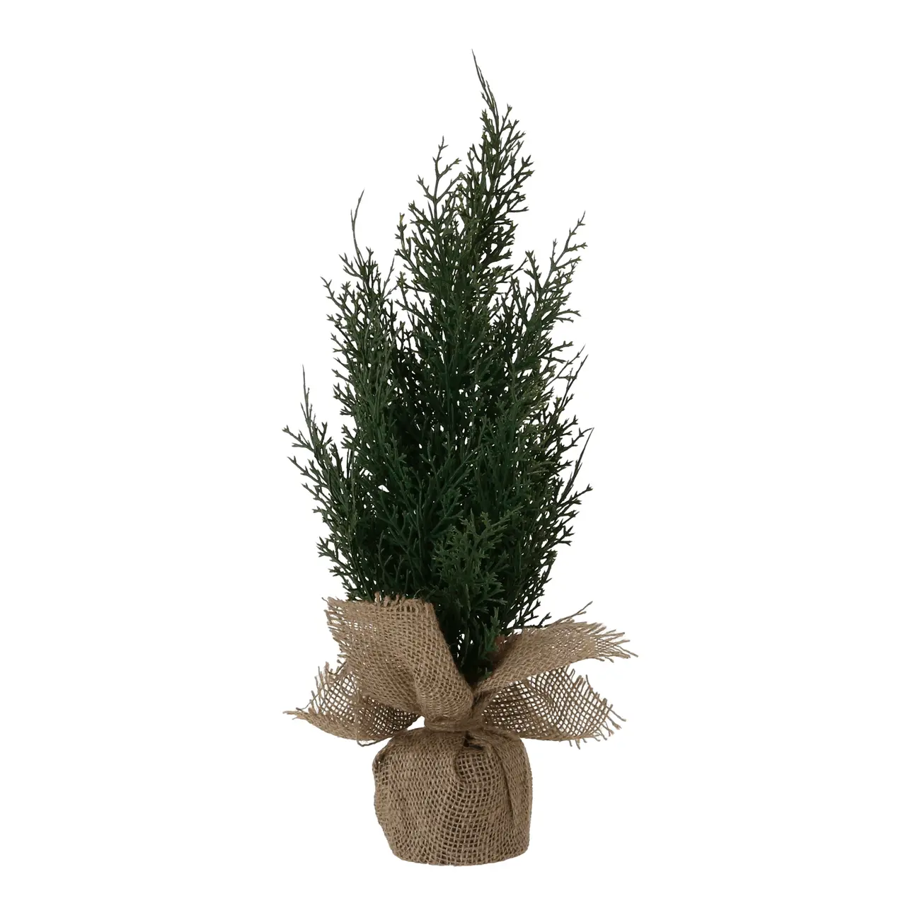 ADORNO ÁRVORE 45 CM VILAREJO NOEL - JUTA/CIPESTRE - Foto 1