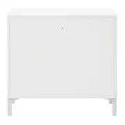 ARMÁRIO PARA ESCRITÓRIO BAIXO 2 PORTAS SLEEK - BRANCO/GRANILITE - Foto 9