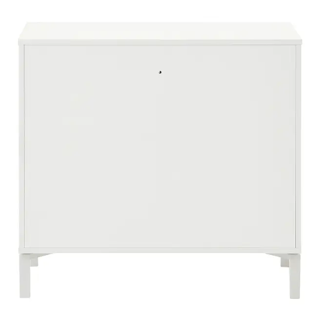 ARMÁRIO PARA ESCRITÓRIO BAIXO 2 PORTAS SLEEK - BRANCO/GRANILITE - Foto 9